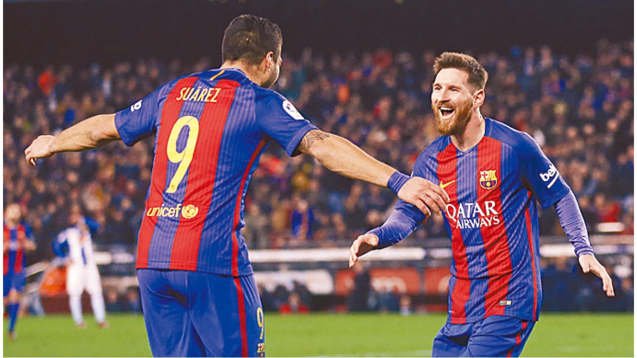 美斯銳不可擋 巴塞大炒愛斯賓奴