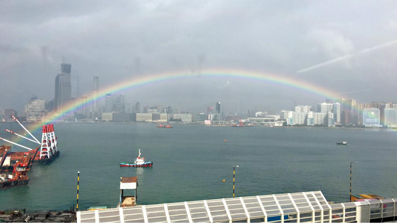 圖片新聞:彩虹橋