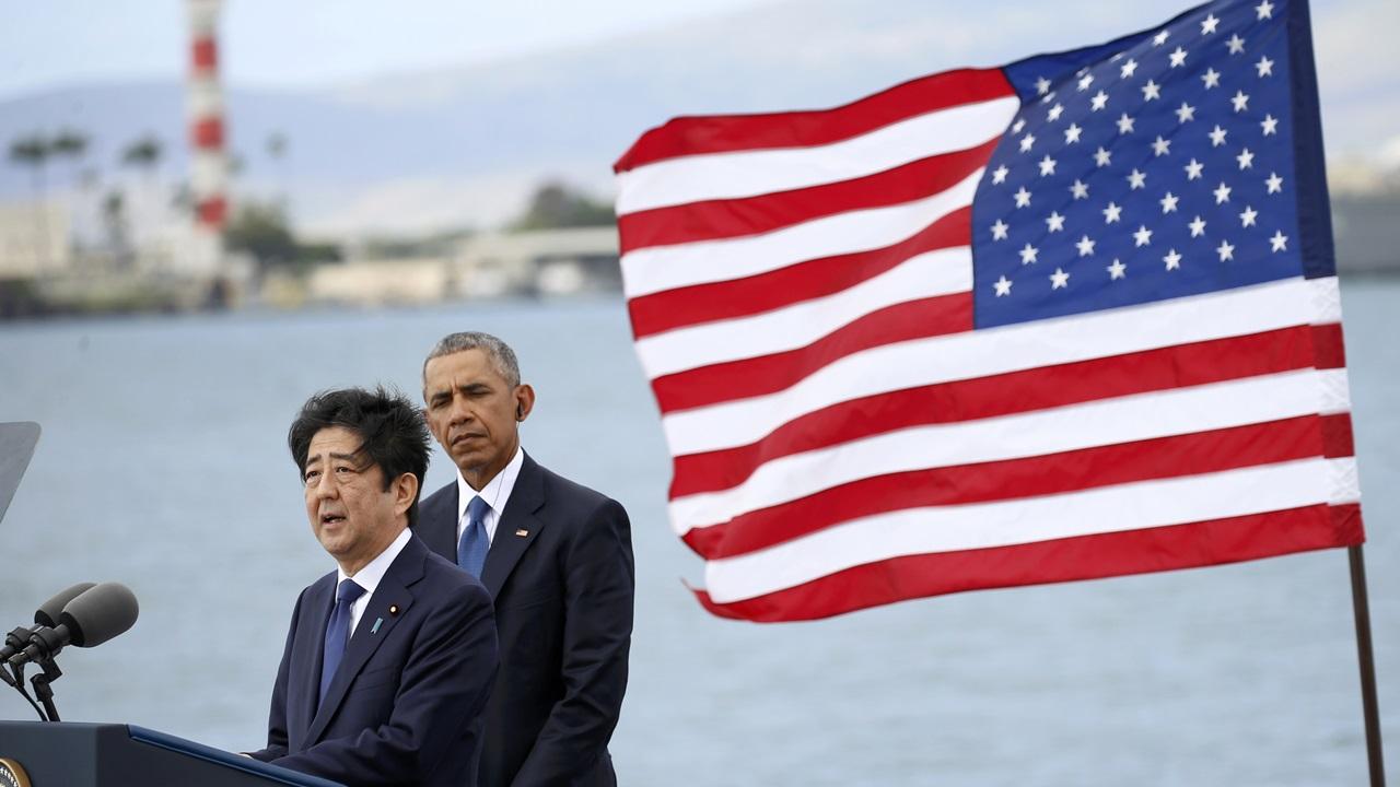 安倍晉三到訪珍珠港 奧巴馬稱顯示和解的力量
