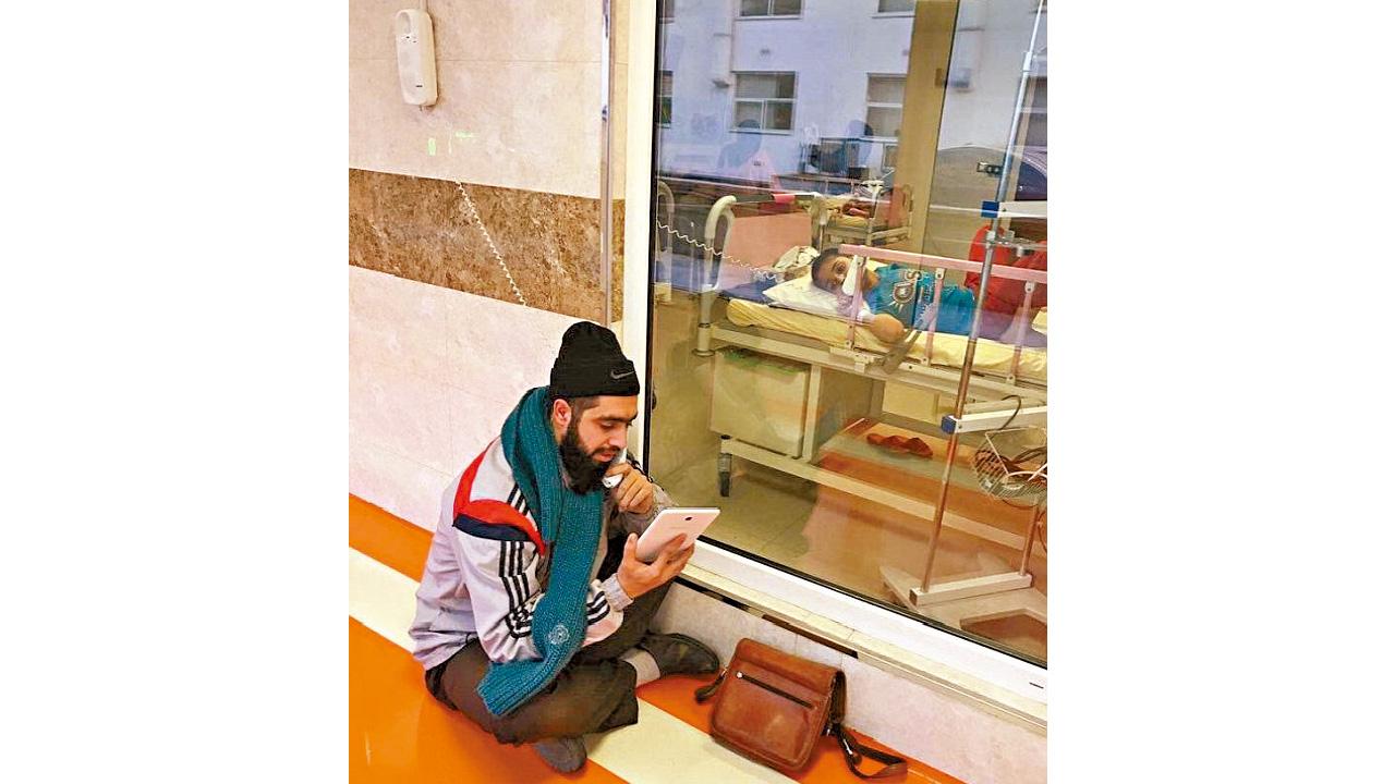 天天探病授課 賢師隔窗教癌童