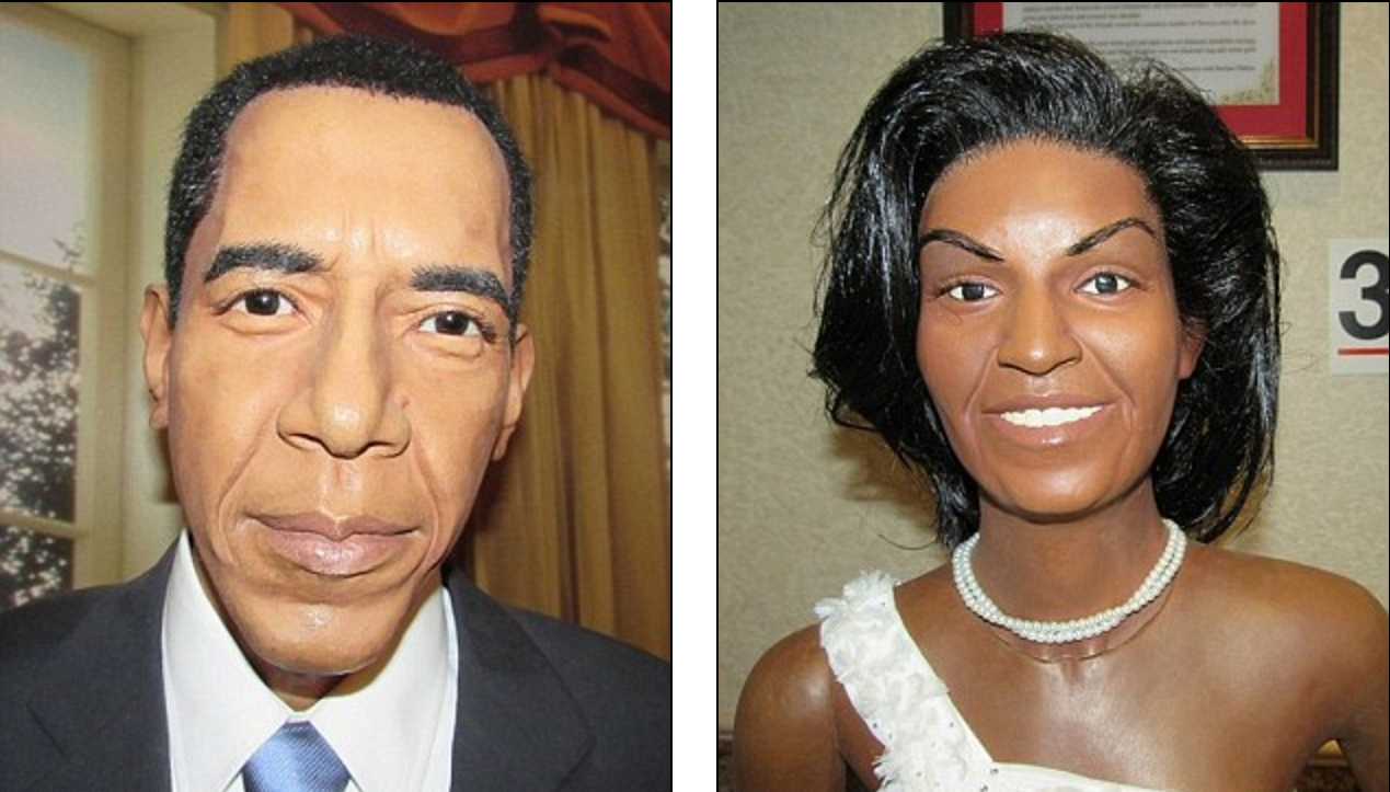 走樣蠟像館執笠 美國總統及夫人大拍賣