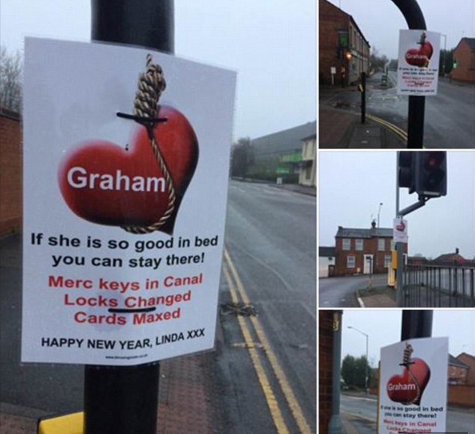 貼街招寸爆負心人