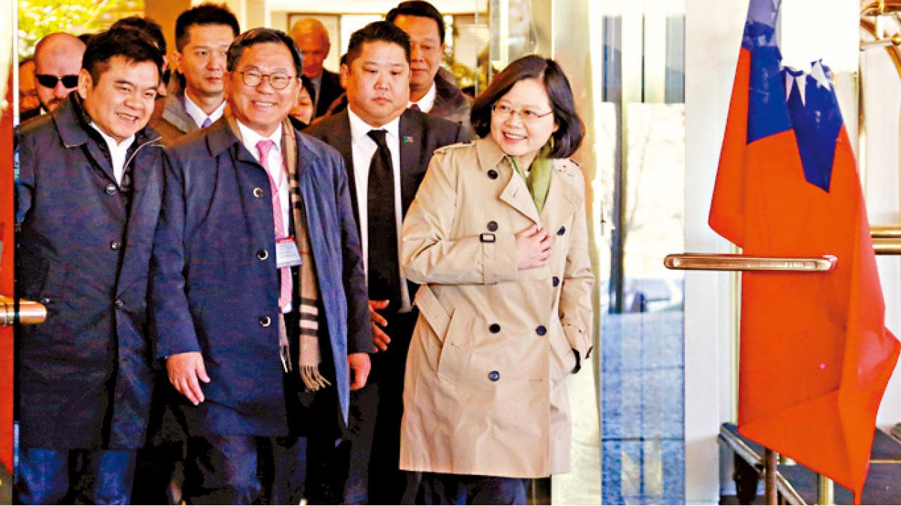 過境休斯敦 蔡英文特朗普不會面