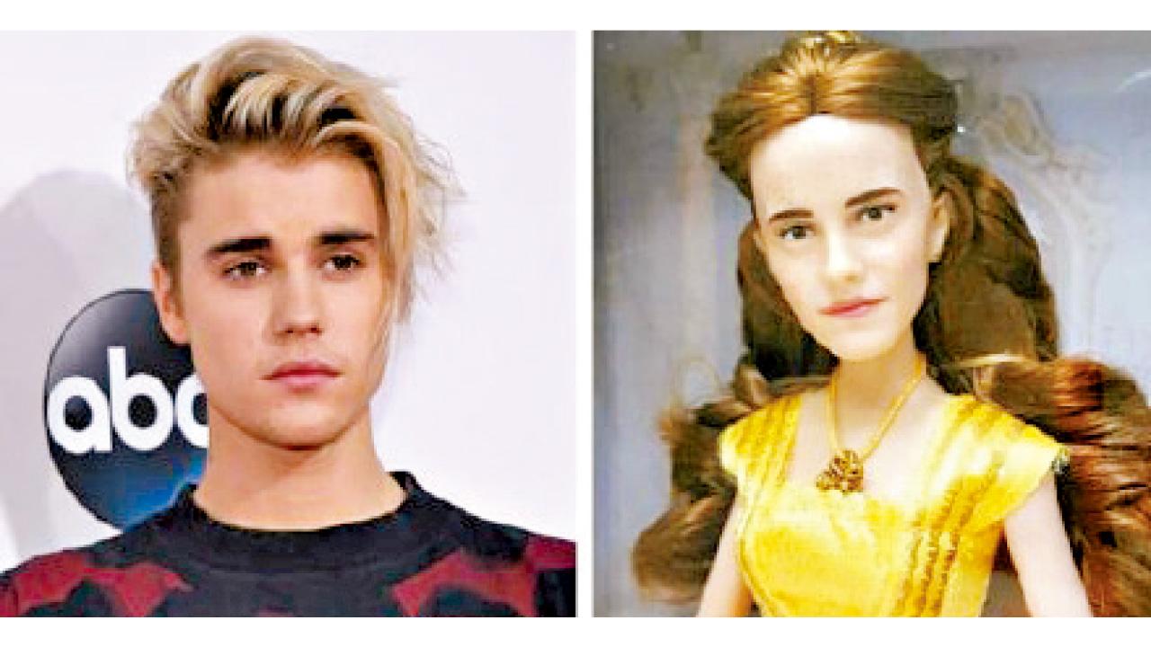 Emma Watson公仔  變咗Justin Bieber