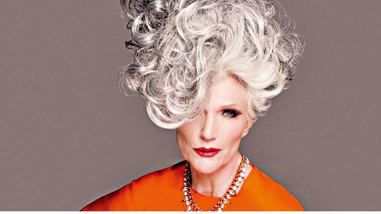 黑頭做到白頭 68歲超模事業起飛