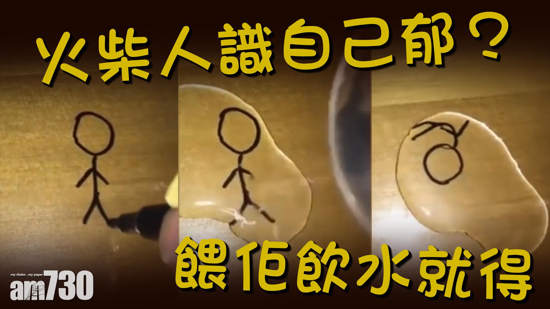 火柴人識自己郁？ 餵佢飲水就得