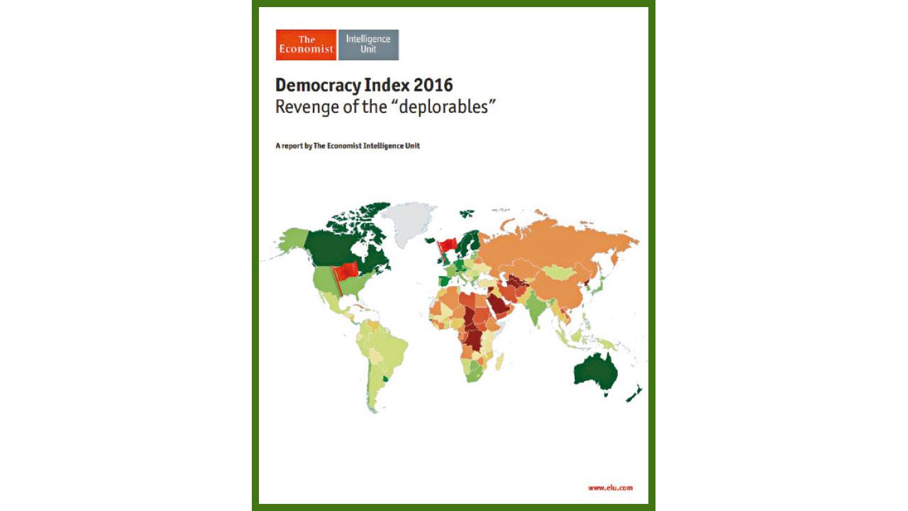 「健全」變「有缺陷」 EIU民主指數 美國首降級