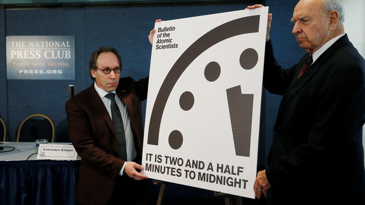 「末日鐘」因特朗普擔任美國總統撥快半分鐘