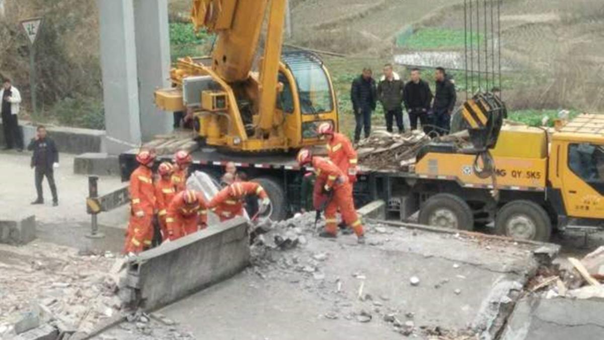 溫州文成縣3座民房倒塌 多人被活埋