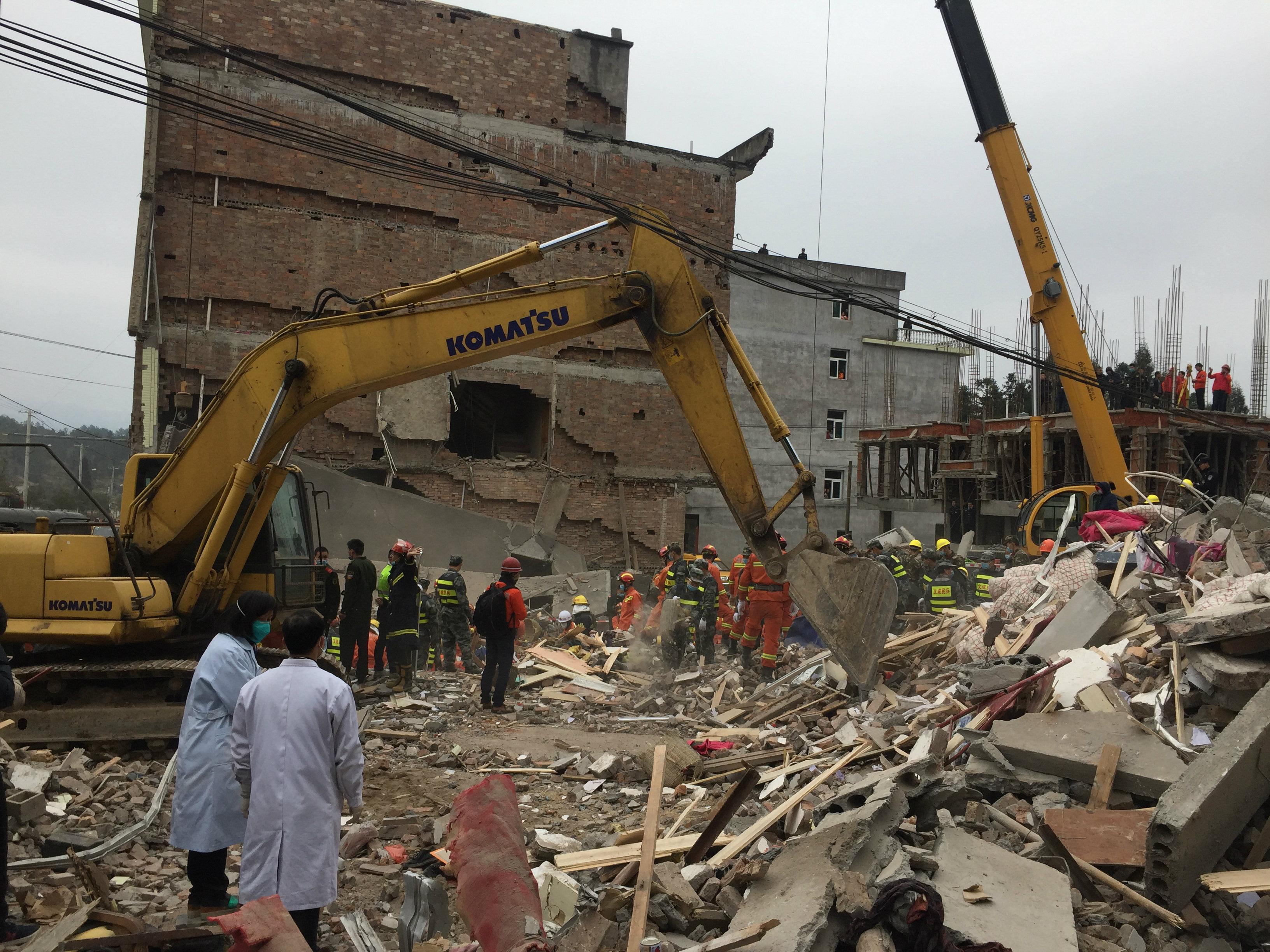 溫州塌民房困9人 其中4人死亡