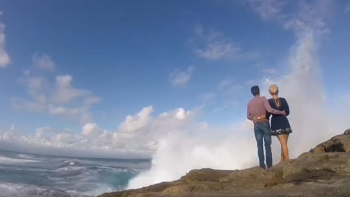 海邊睇浪咁浪漫？ 結果…… (有片)