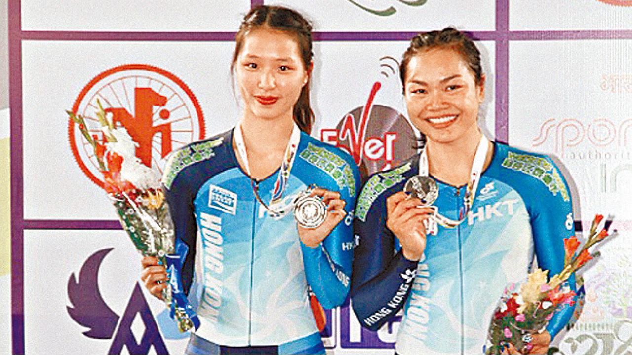 亞錦單車賽李慧詩梁峻榮奪金