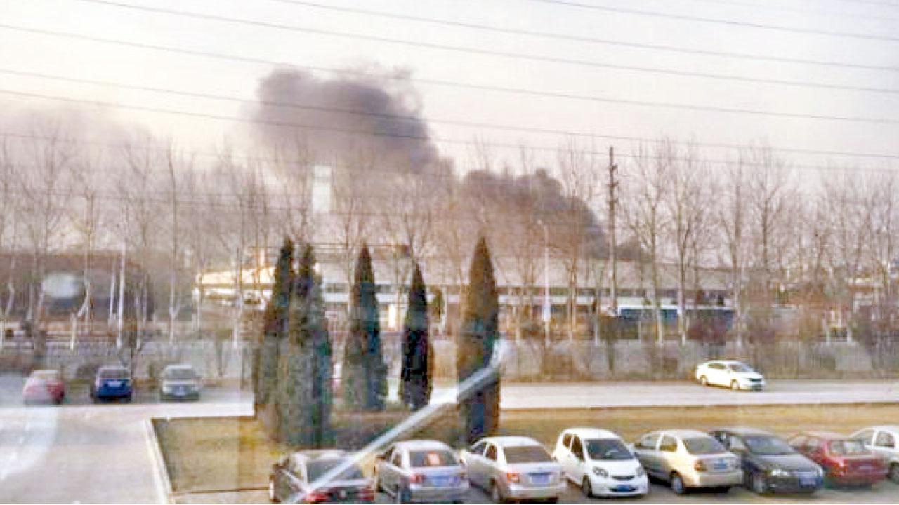 傳一度爆炸 三星天津電池廠起火