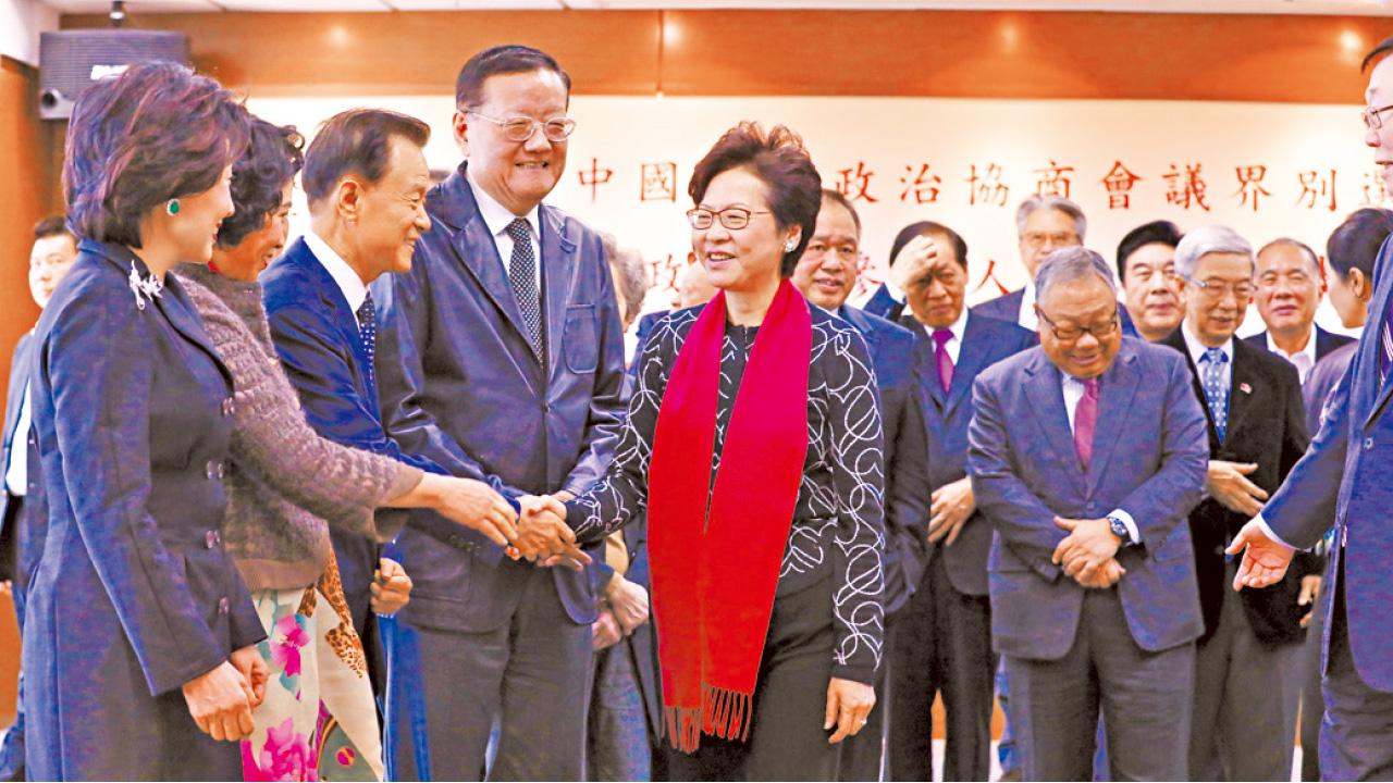 撐最適合擔任特首  政協51票 全提名林鄭