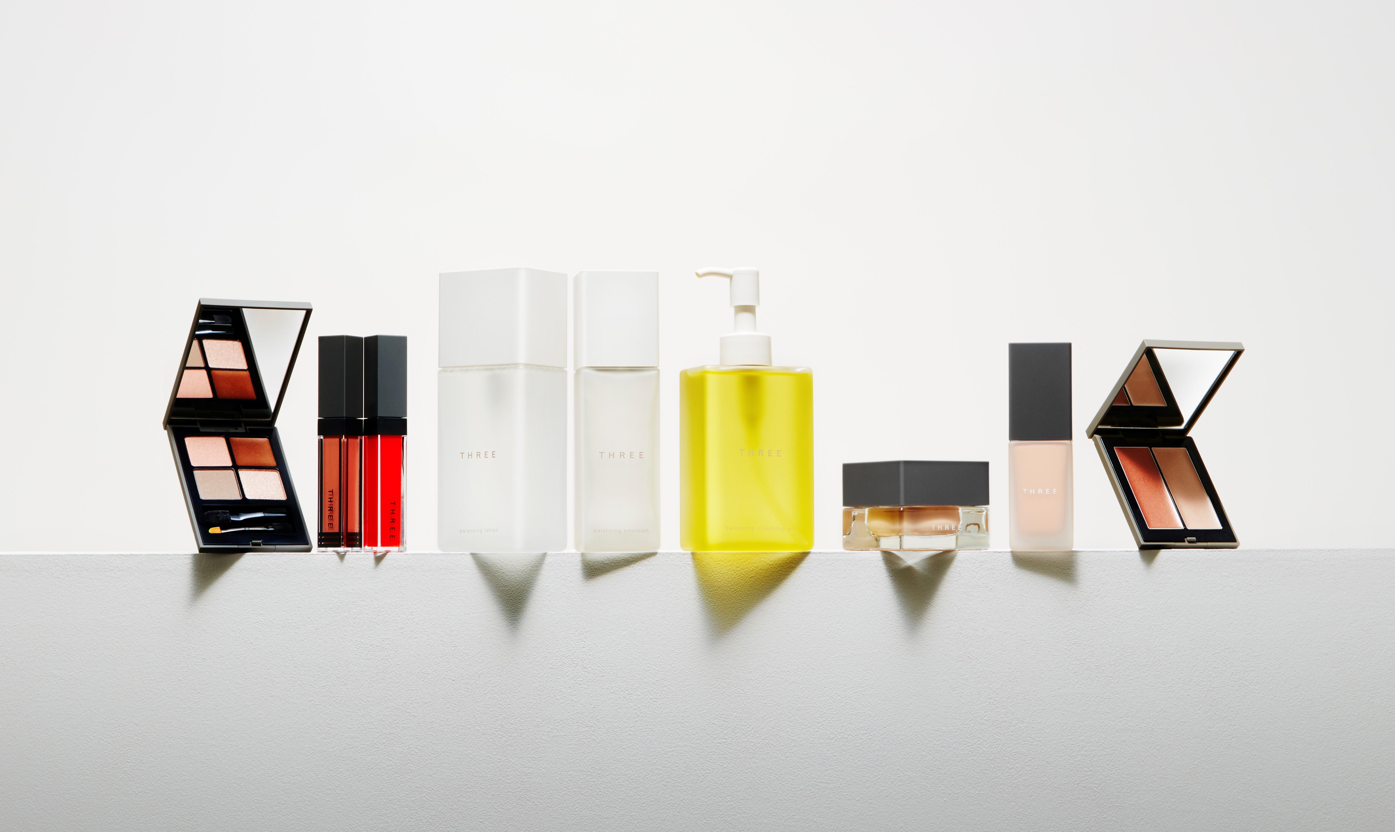 THREE尖沙咀開專櫃 優先賣桃蜜彩妝組