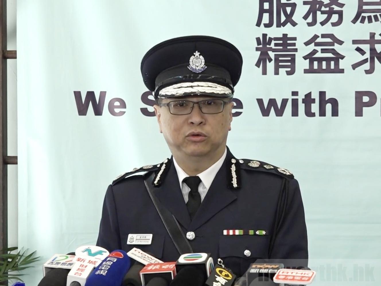 盧偉聰承認七警事令警隊上下沉重