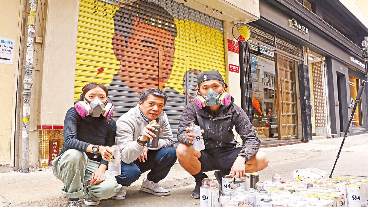 社區藝術攻港島老區 重塑20小店舖閘