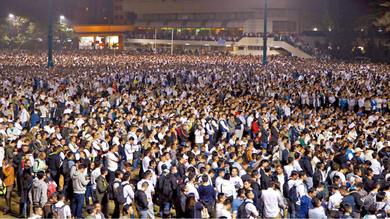 3.8萬人出席會員大會撐七警