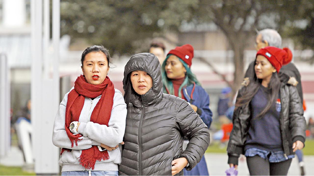 氣溫入冬以來最低 市區錄得10.6度