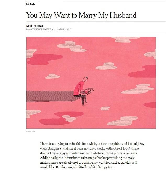 「最感人愛情史詩」癌婦為夫徵妻