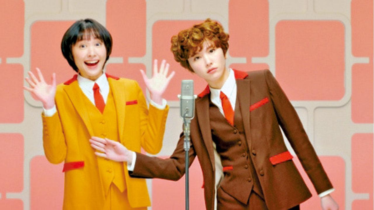 結衣BB新廣告 一人分飾兩角