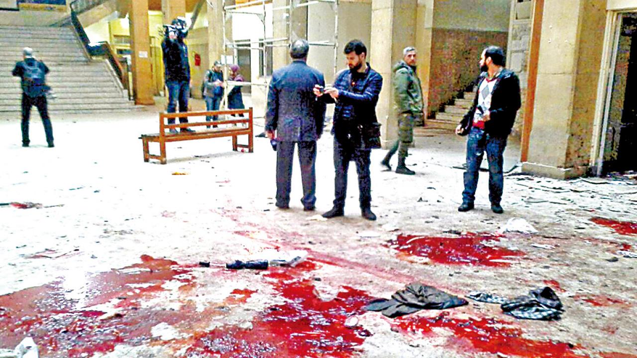 大馬士革法院餐廳連環遇襲擊 59死逾百傷