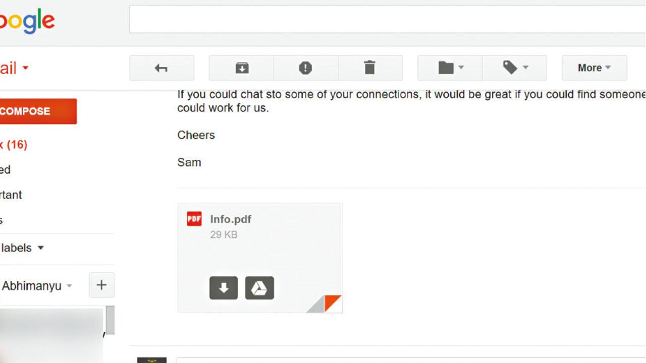 Gmail出現釣魚電郵