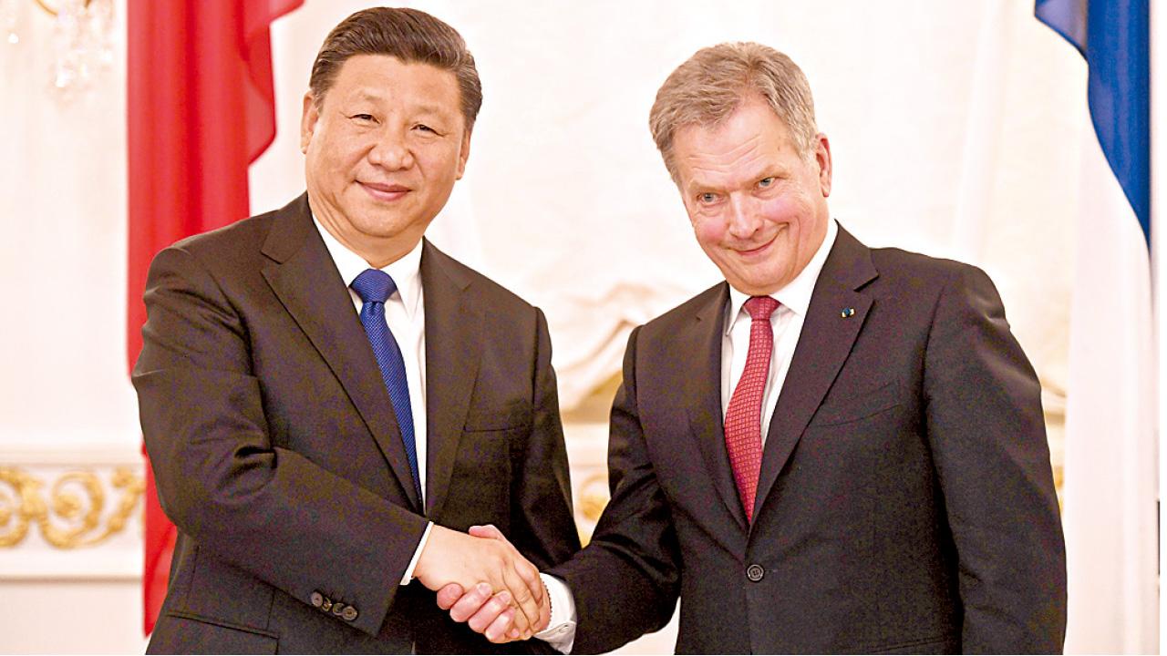 習近平晤尼尼斯托 中芬同意探討一帶一路合作