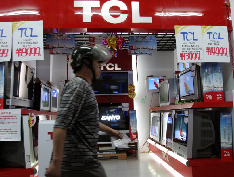 TCL多媒體首季電視機銷量增11.9%
