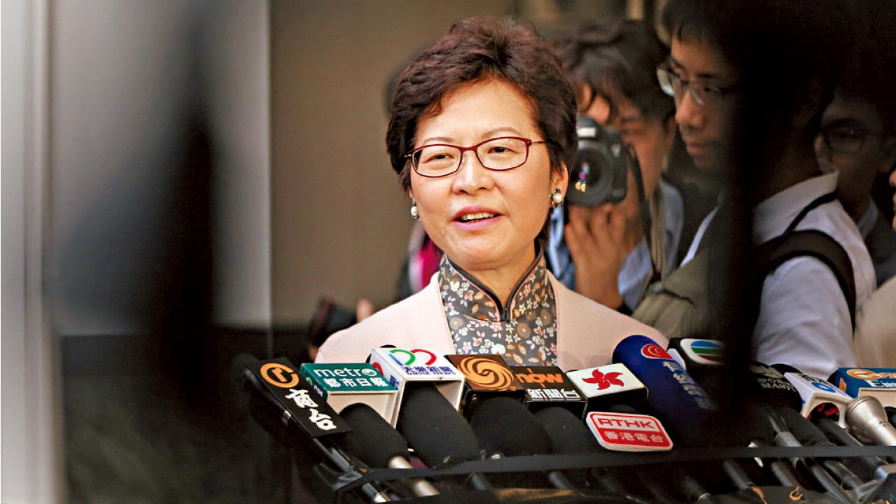 赴京接受特首委任  林鄭明見習近平