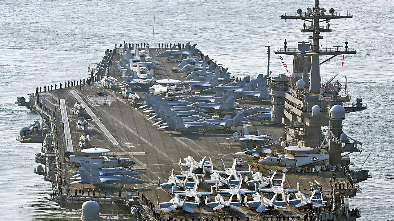 臨近北韓擬核試日 加強區內震懾力  美航母戰鬥群駛往朝鮮半島