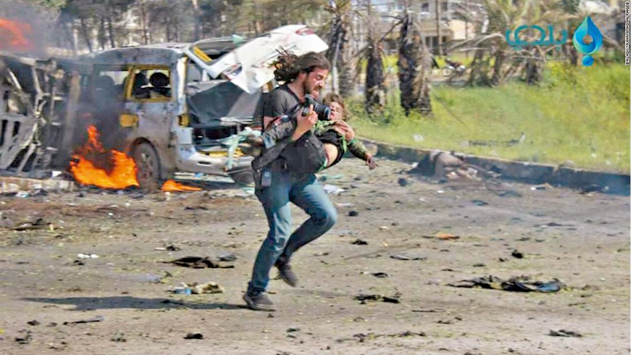 敘攝記棄採訪 英勇救遇襲男童