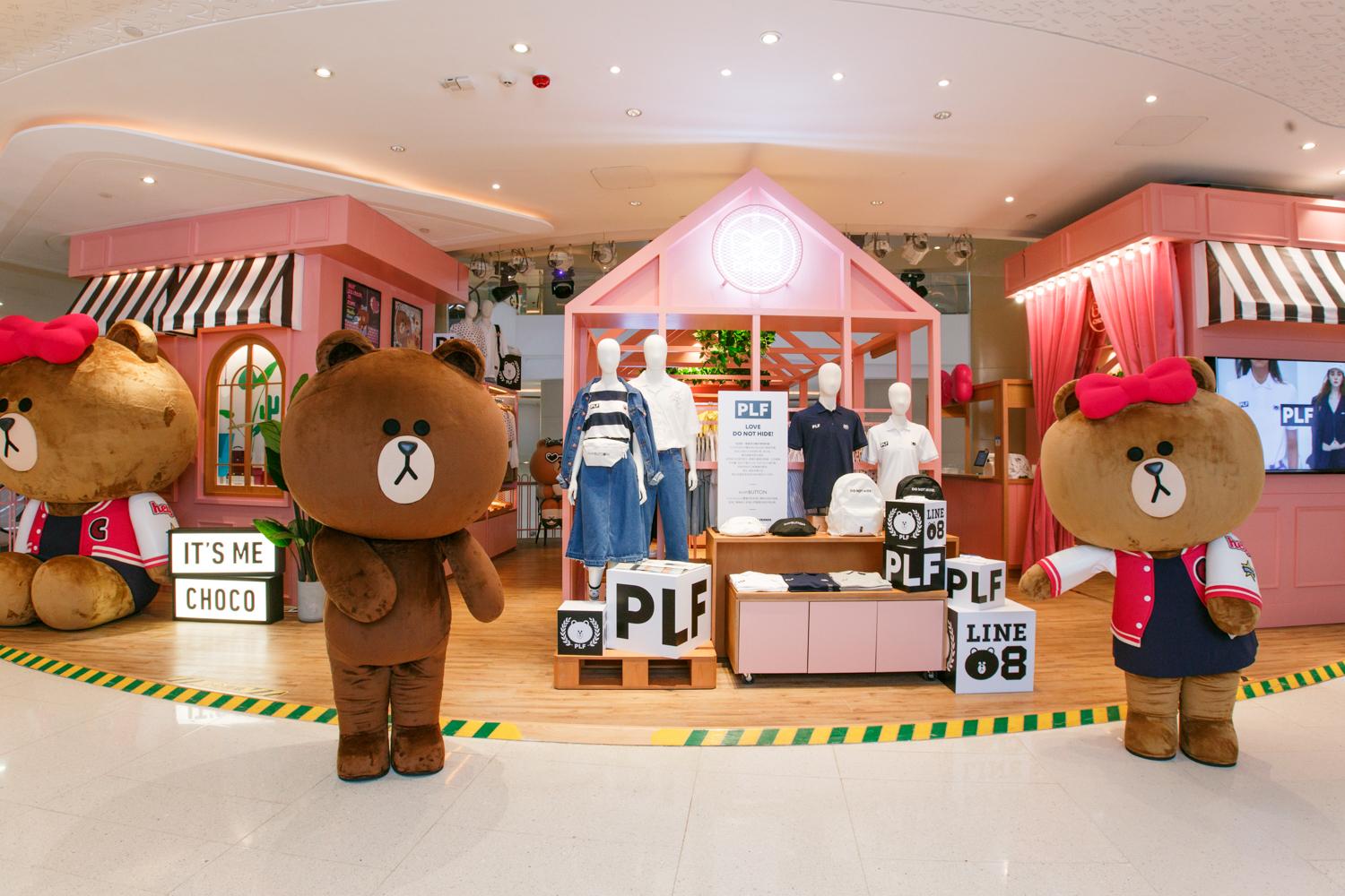 pushBUTTON X LINE FRIENDS聯乘PLF服飾登場