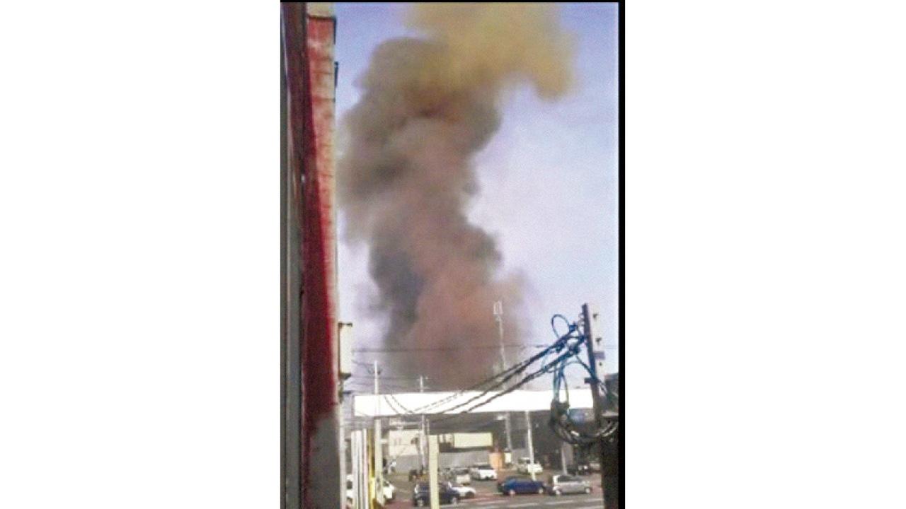 北海道鋼鐵廠熔爐爆炸6傷