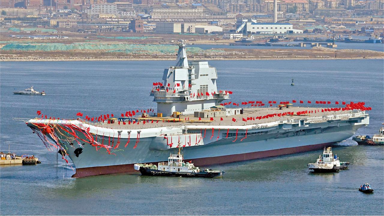 料2020年服役  中國首艘自製航母下水