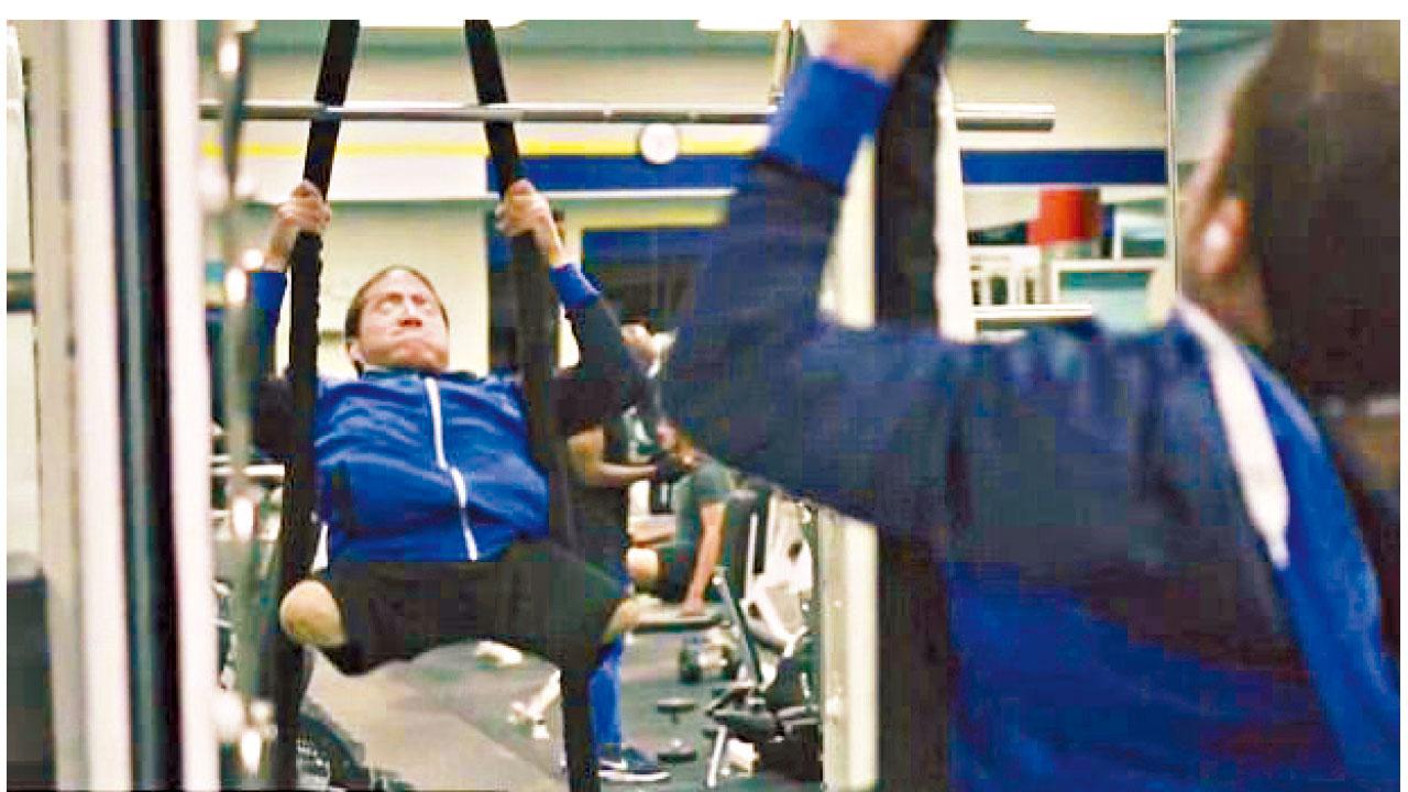 脊裂截肢健身勇男