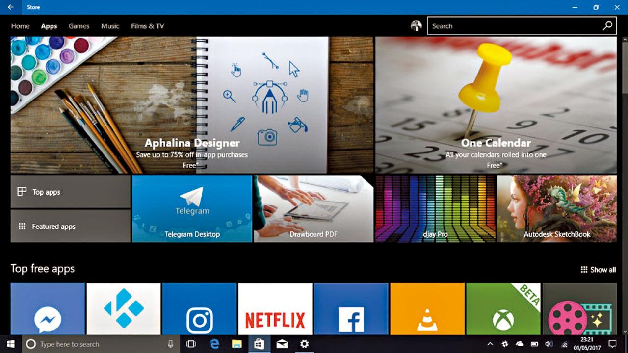 運作Windows 10 S低端機保效能