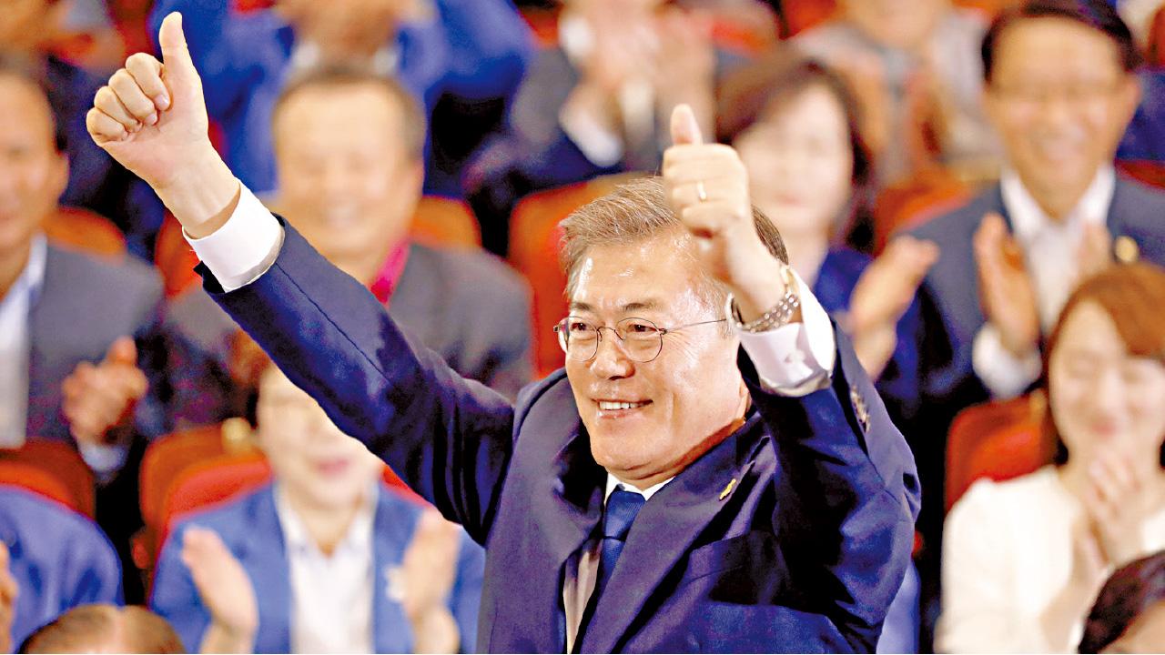 票站調查：文在寅當選南韓總統