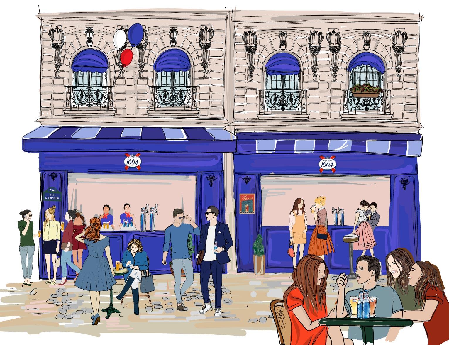 Kronenbourg 1664法式周末市集