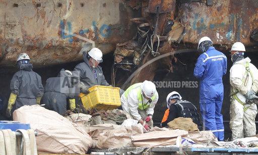 世越號發現遺骸  確認屬失蹤女高中生