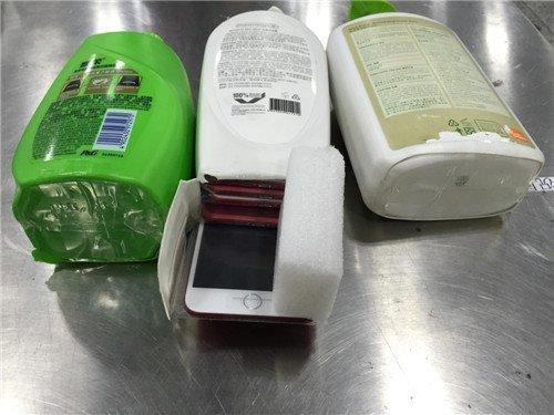 洗頭水樽藏19部iPhone7 港婦闖福田關被截