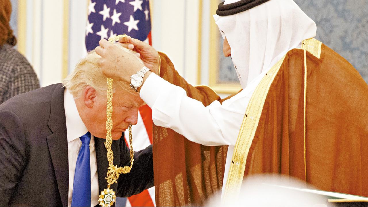 特朗普訪沙特簽2.73萬億合約