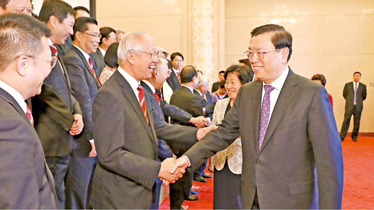 張德江提林鄭主要任務  加快發展改善民生