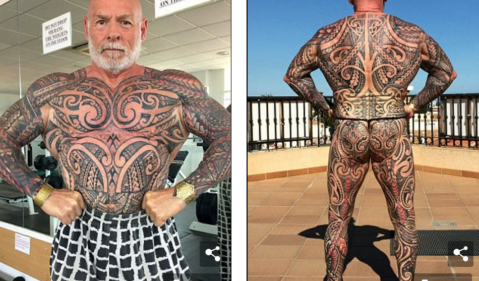 忍痛200粒鐘 硬漢紋龍鳳