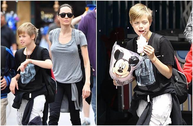 【即時娛樂】安祖蓮娜激凸遊迪士尼 