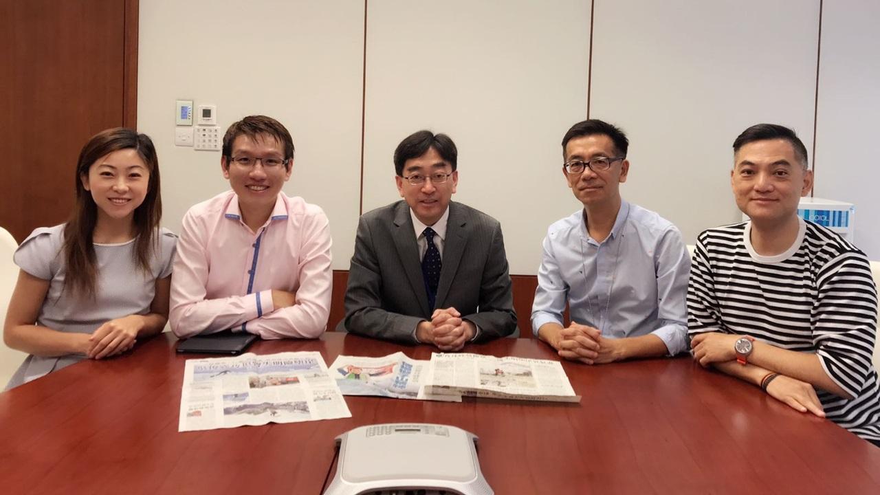 高永文與登峯者會面並呼籲市民支持器官捐贈