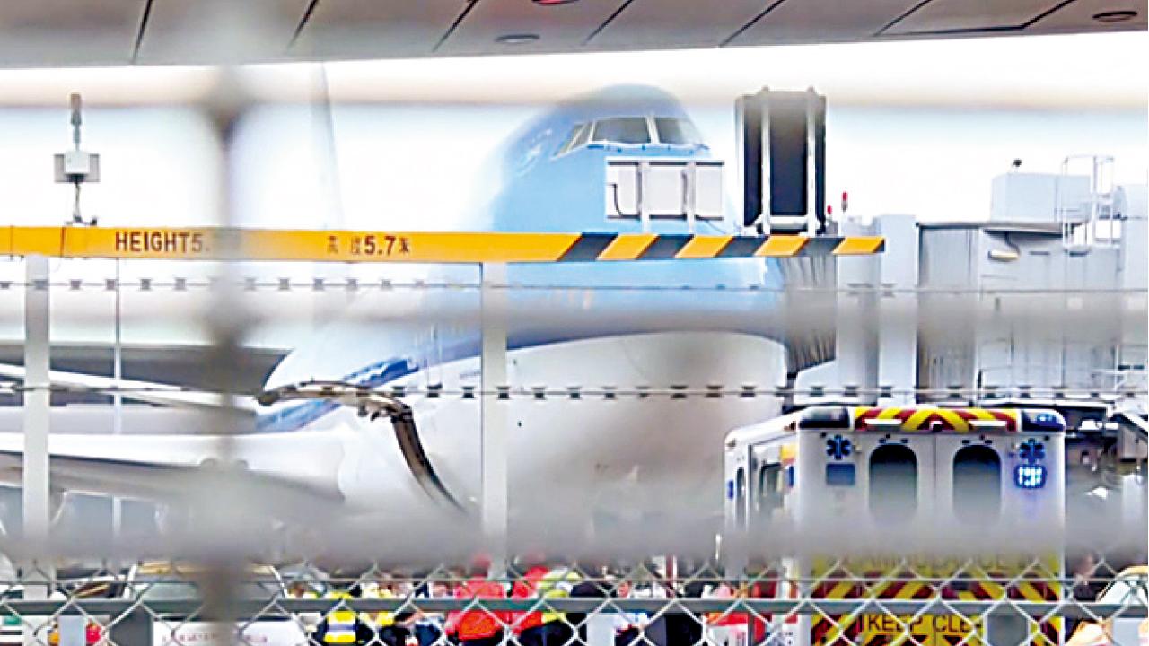來港途中遇氣流  荷航客機9傷2嚴重