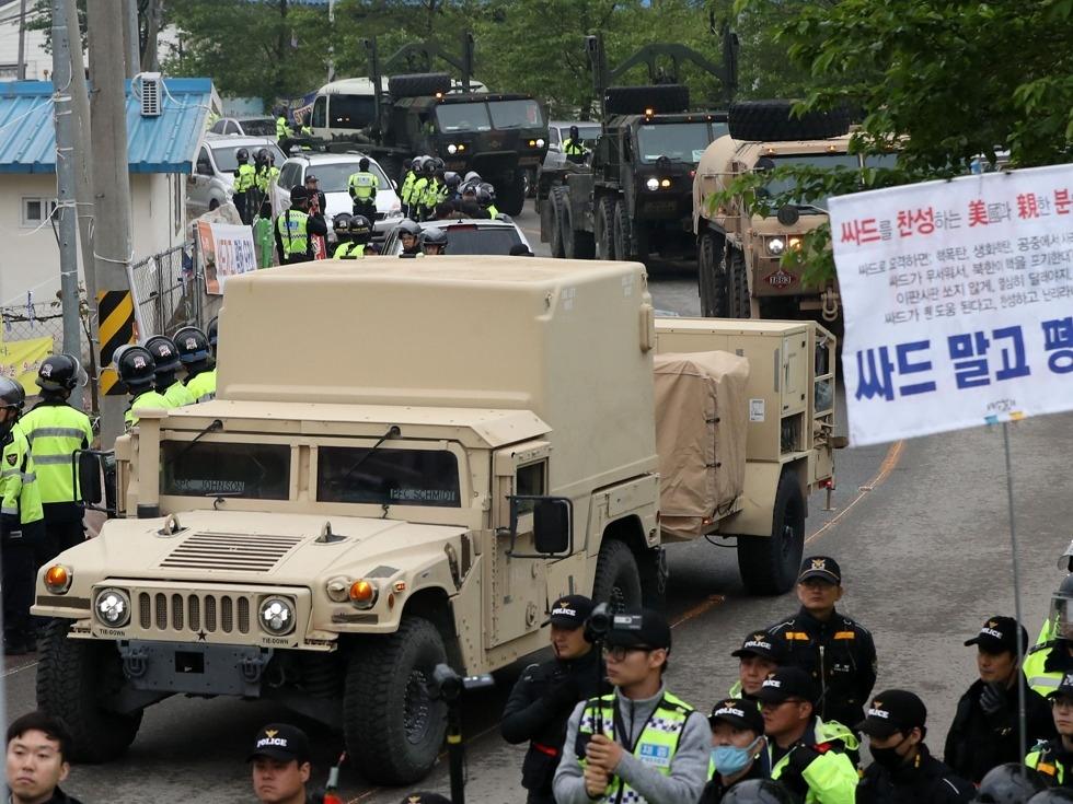 薩德4輛新發射車 南韓擬叫停部署