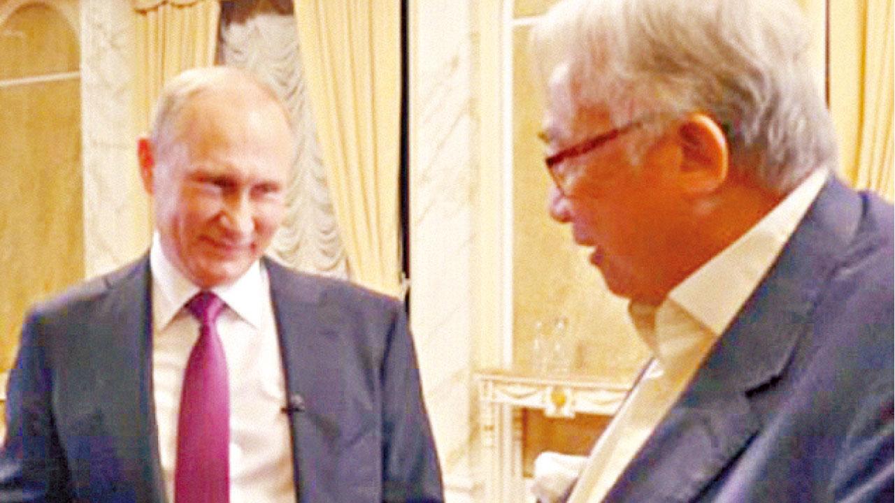 刻意低調 鄧永鏘晤普京