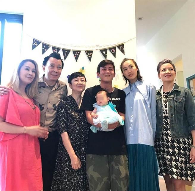 【即時娛樂】陳冠希一臉幸福抱住女兒慶百日宴